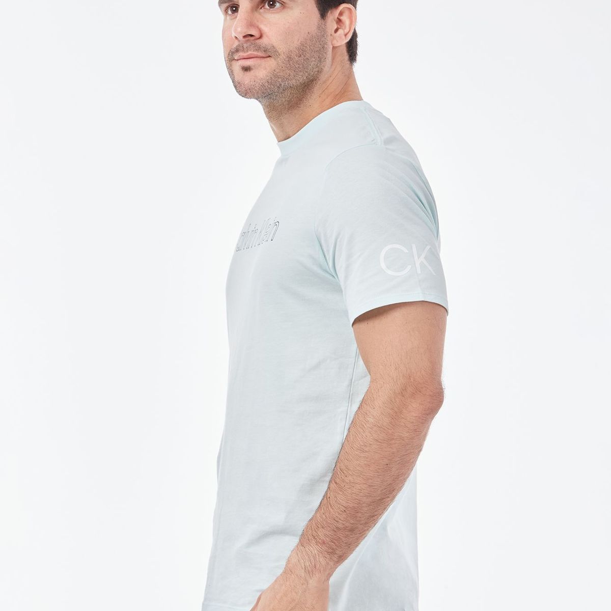 CALVIN KLEIN - CAMISETA SS TRAVELING LOGO CREWNK TEE