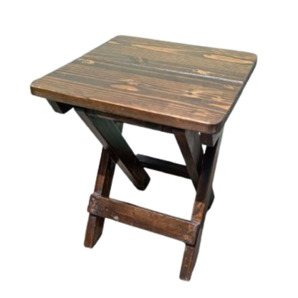 START FG - Banquito Plegable Playero De Madera En Marron