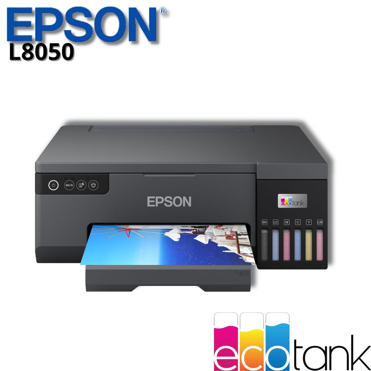EPSON - Impresora Inalámbrica Epson EcoTank L8050
