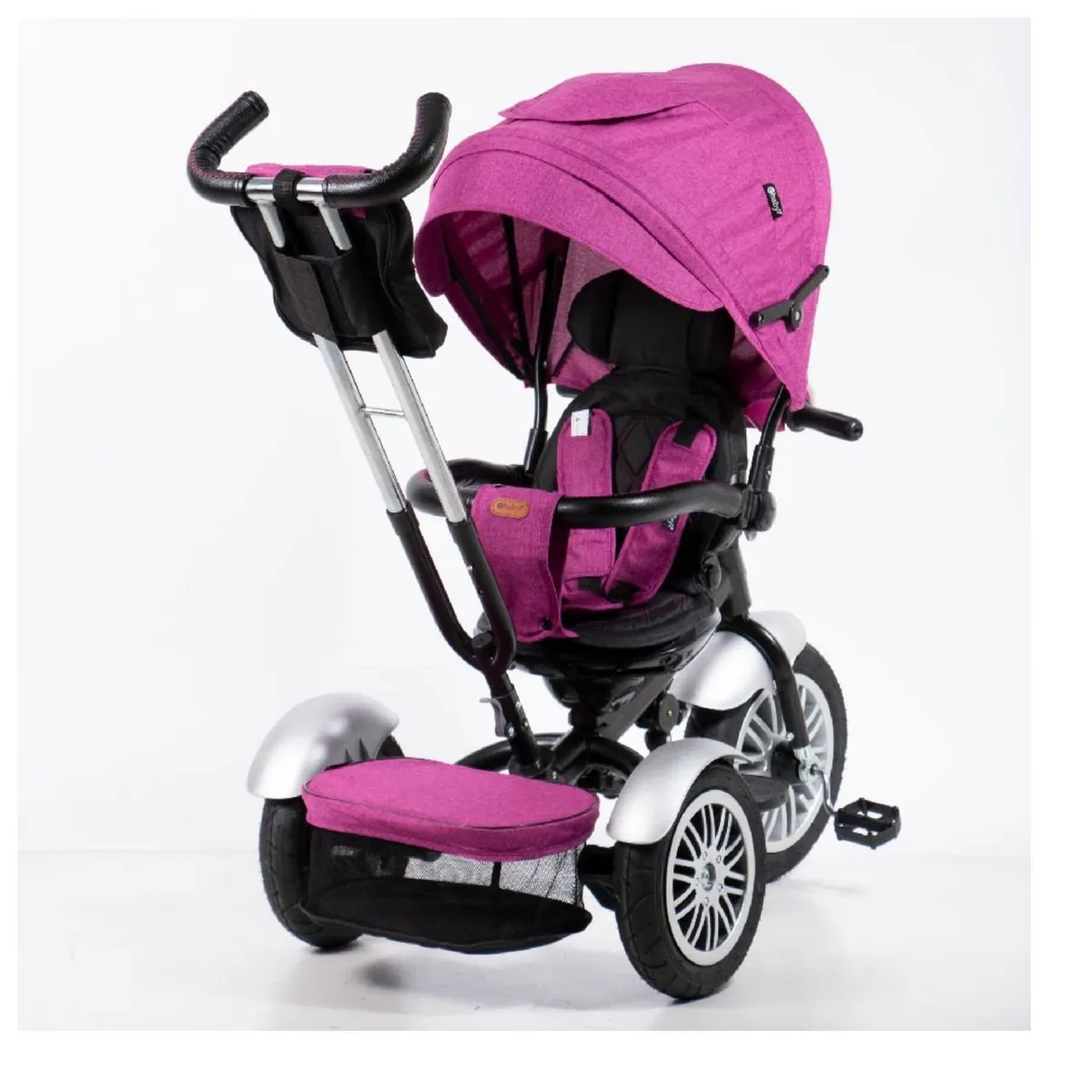 EBABY - Triciclo para niños Musical Guiador Zoe Morado