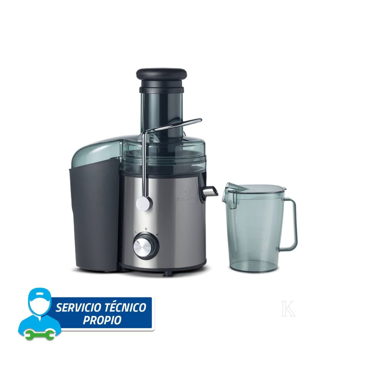 INDURAMA - Extractor de Jugo Indurama de Acero inoxidable 800w