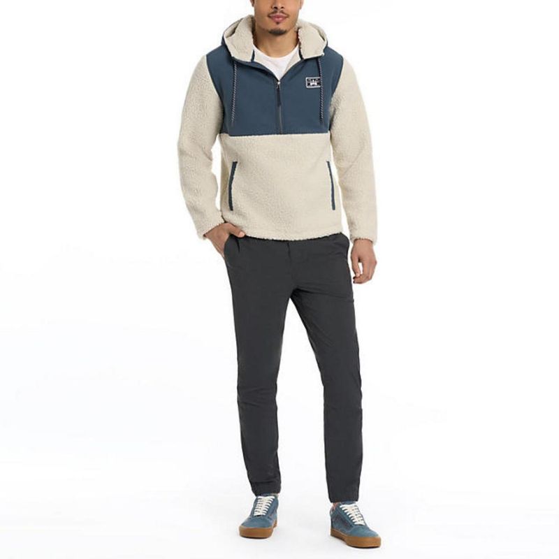 HURLEY - Polar Hurley Medio Cierre Anorak - Beige