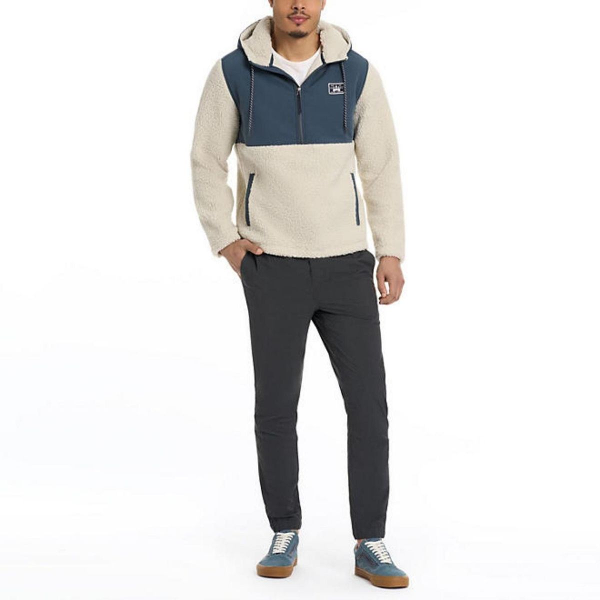 HURLEY - Polar Hurley Medio Cierre Anorak - Beige