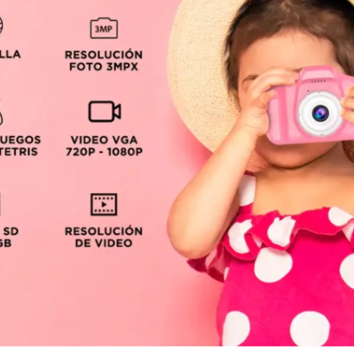 GENERICO - CAMARA DIGITAL PARA NIÑAS FOTOS Y VIDEO
