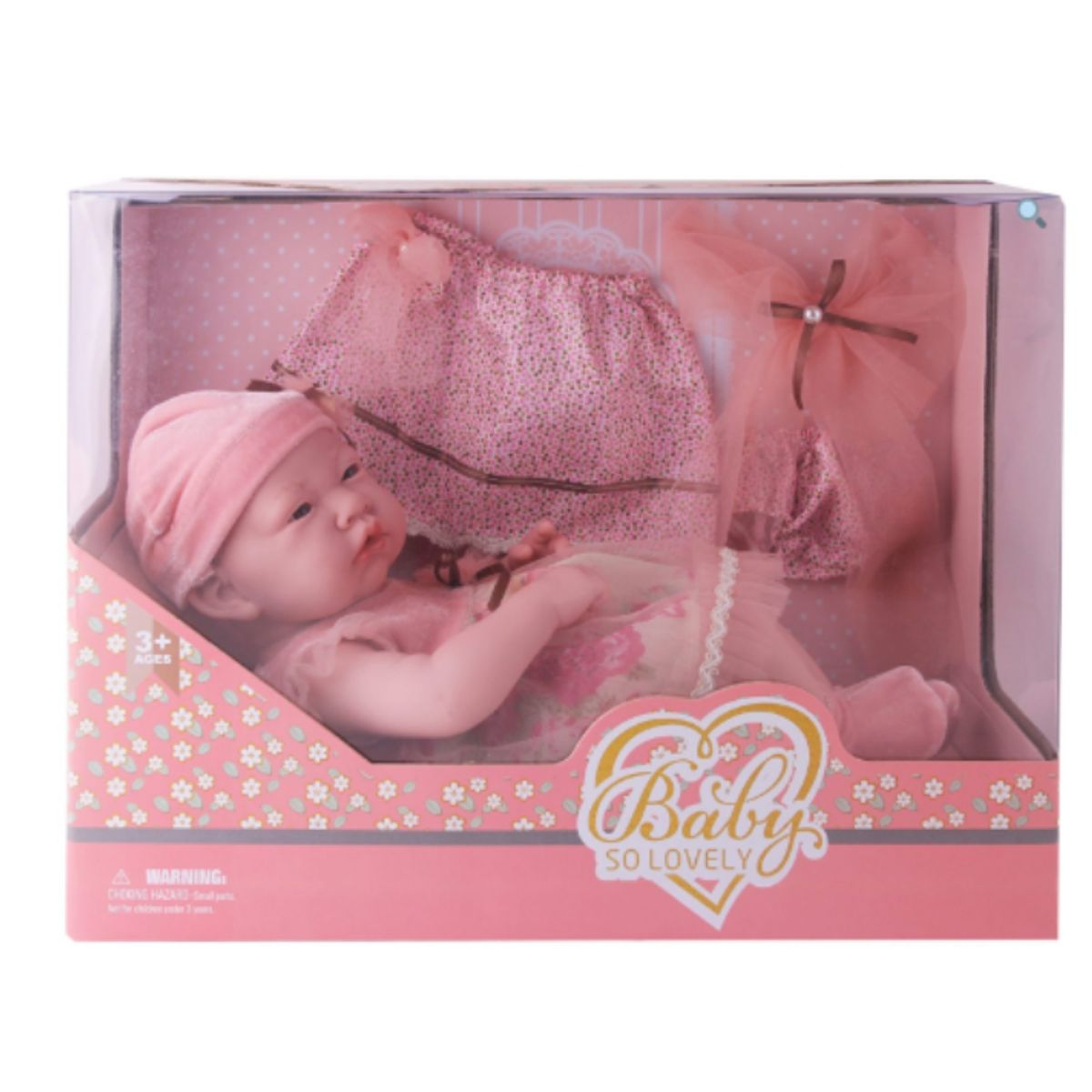 GENERICO - MUÑECA REALISTA ROSADA