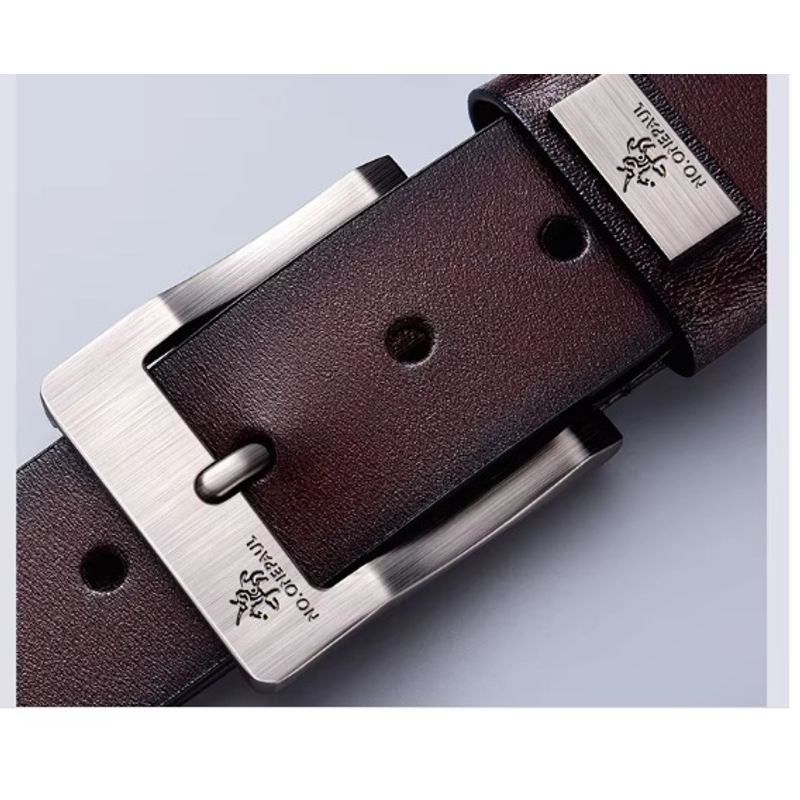 GENERICO - Cinturon Correa de Cuero Onepaul Hombres