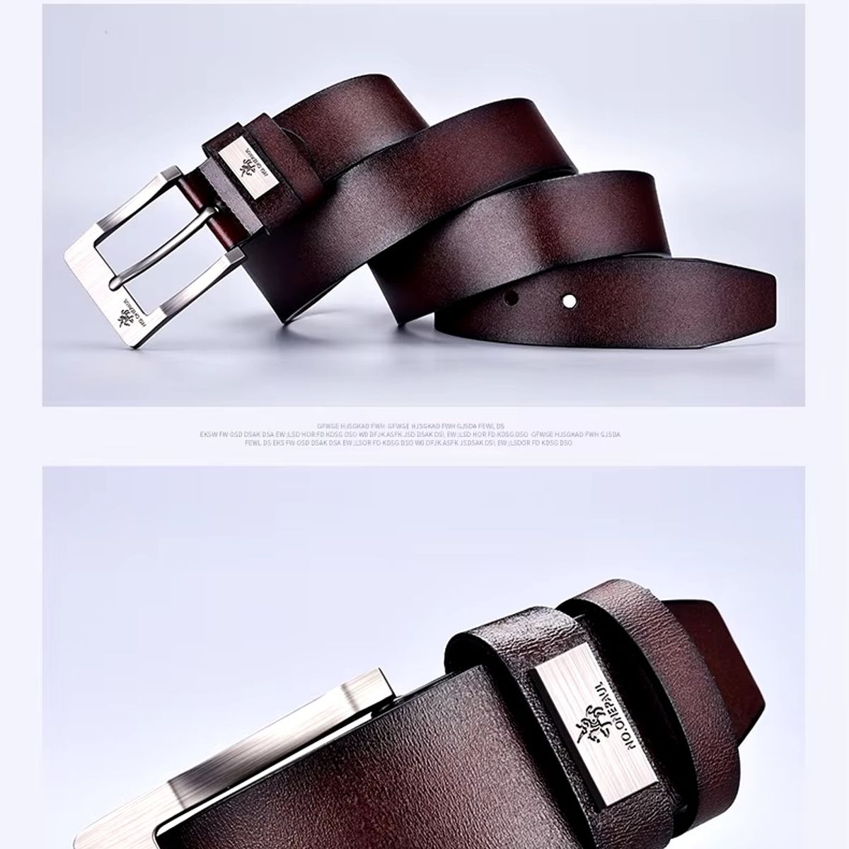 GENERICO - Cinturon Correa de Cuero Onepaul Hombres