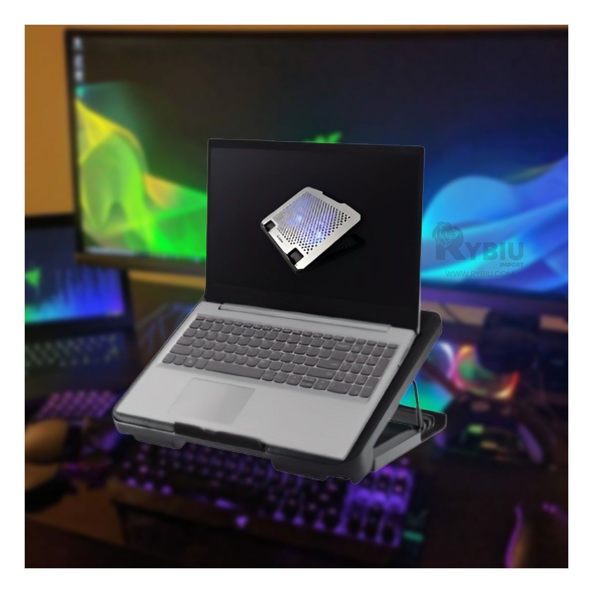 GENERICO - Cooler Refrigerante Airboon en Negro Y+Papel de Regalo