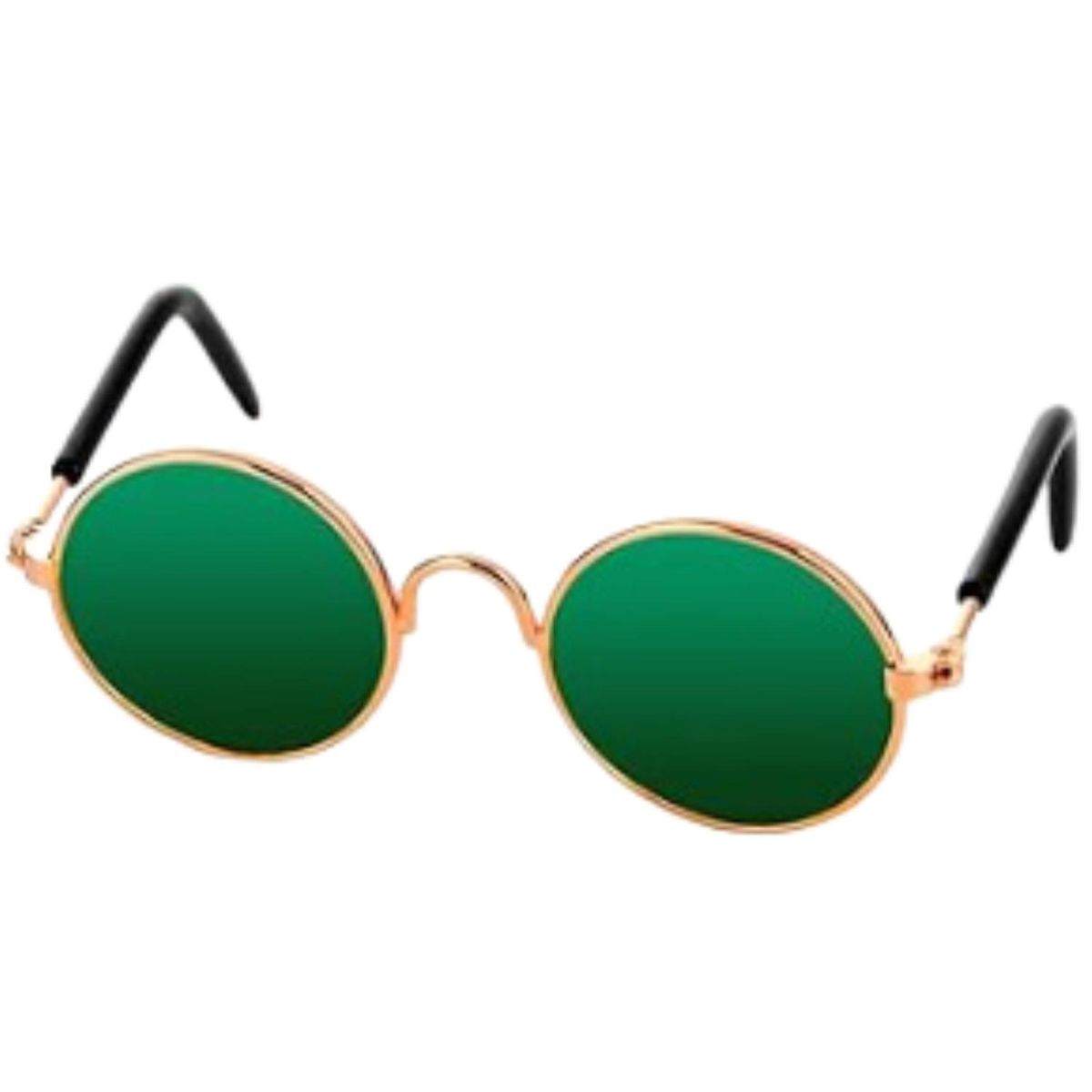 GENERICO - Packx2 Lentes redondos para gatos o perrito toy - Verde oscuro - 1