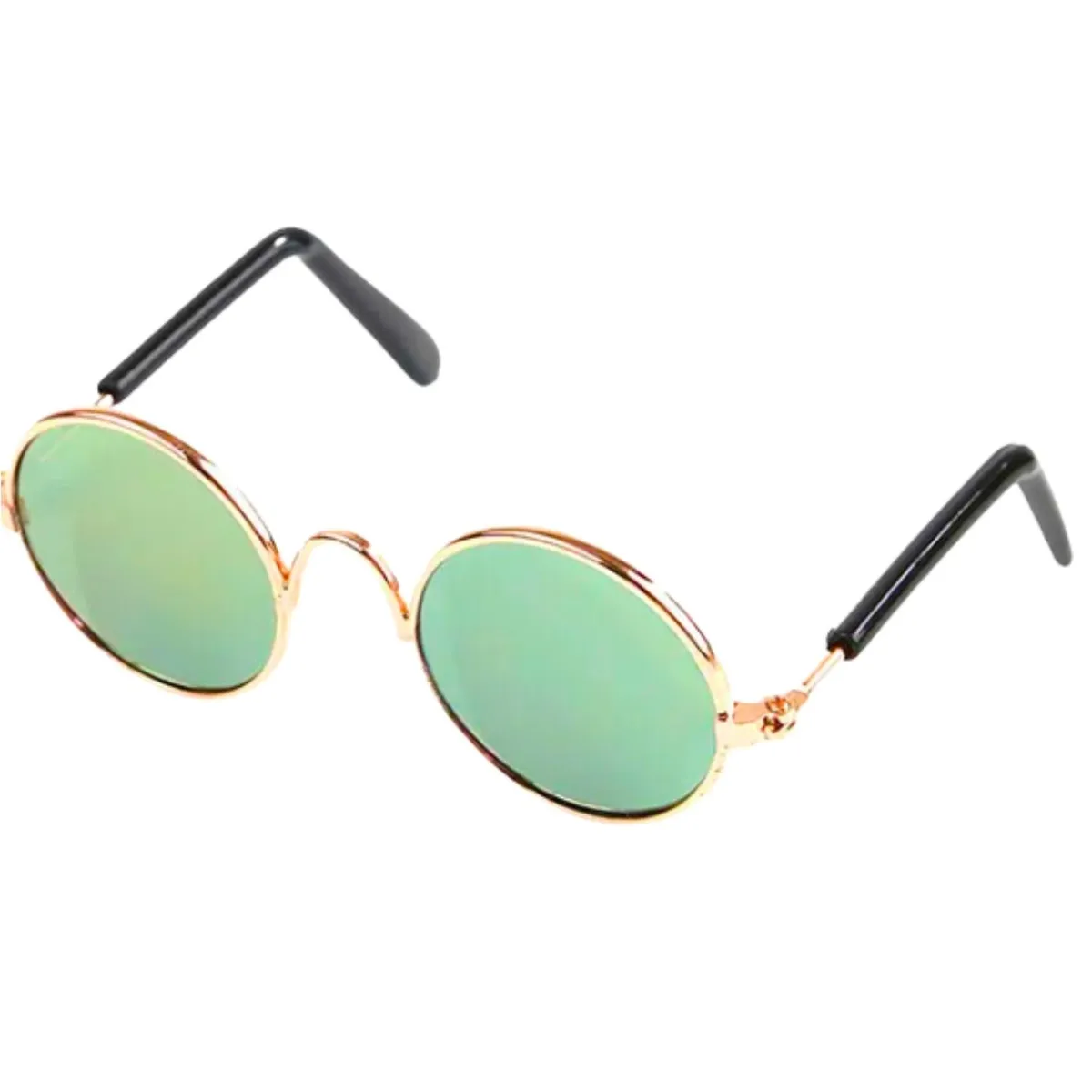 GENERICO - Packx2 Lentes redondos para gatos o perrito toy - Verde claro - 1