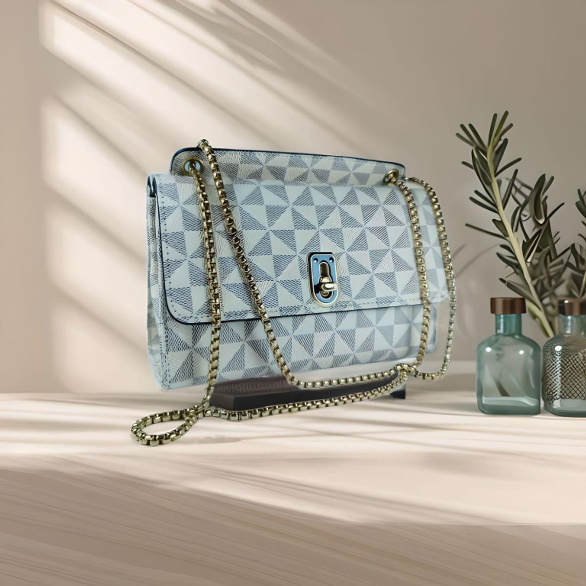 GENERICO - CARTERA BOLSO DE MANO MORRAL DOBLE CARA ELEGANTE CASUAL