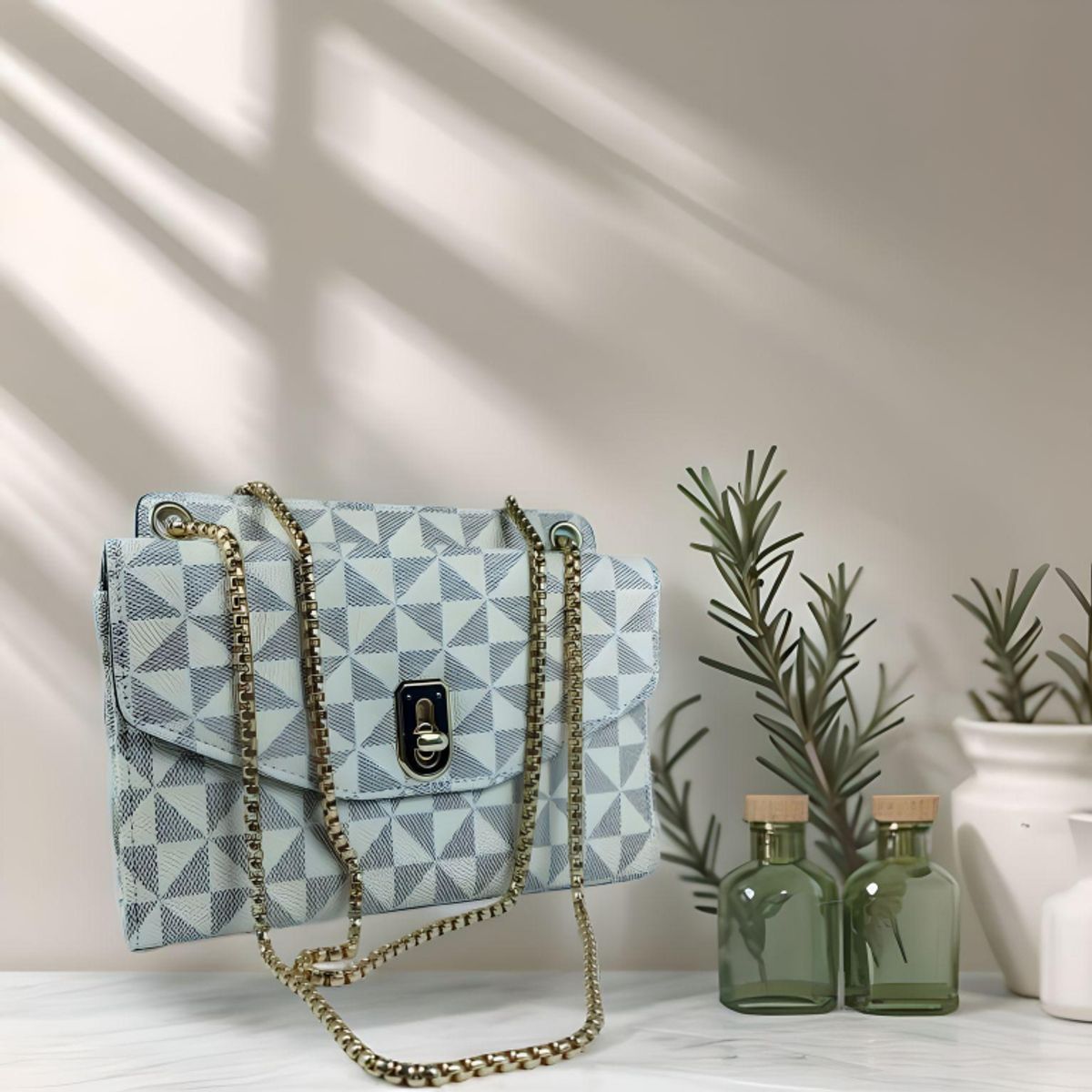 GENERICO - CARTERA BOLSO DE MANO MORRAL DOBLE CARA ELEGANTE CASUAL