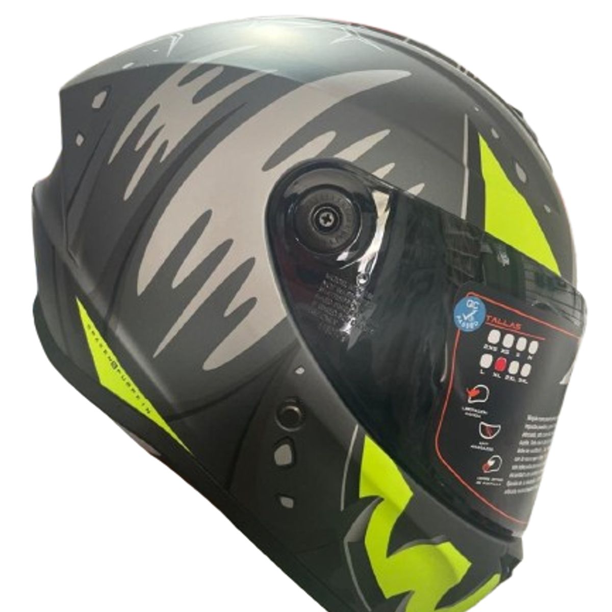 GENERICO - CASCO AXXIS  DRAKEN PUMPKIN B3 MATT FLUOR YELLOW TALLA "XL"
