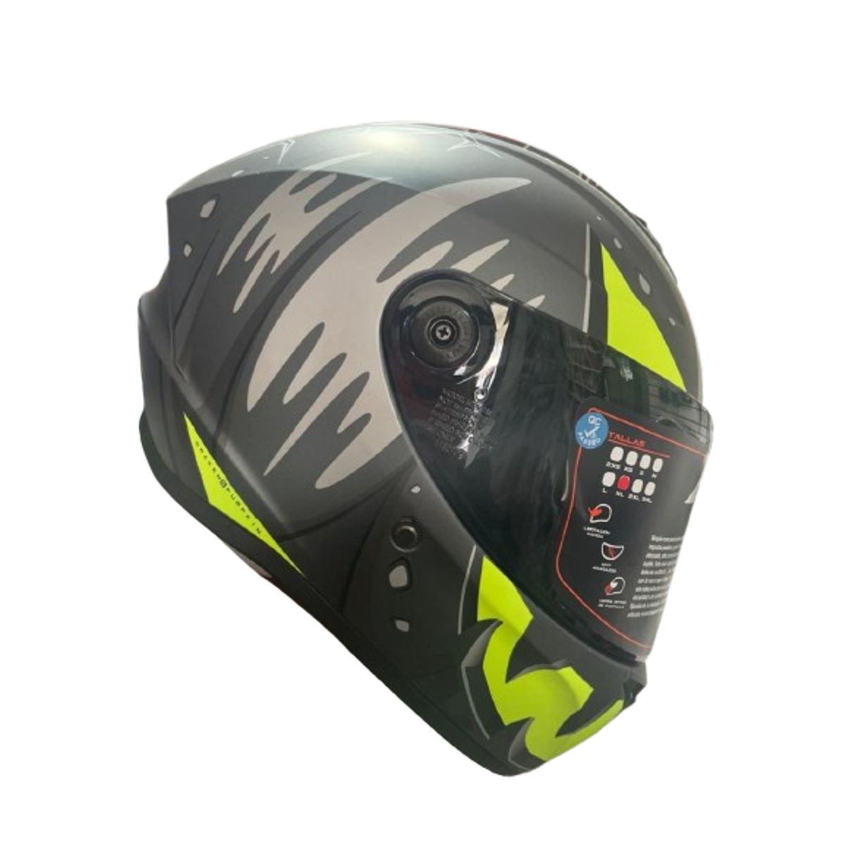 GENERICO - CASCO AXXIS  DRAKEN PUMPKIN B3 MATT FLUOR YELLOW TALLA "XL"