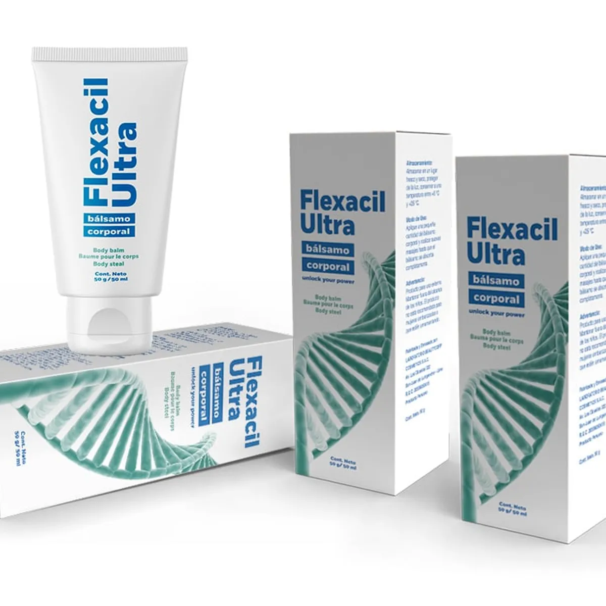 FLEXACIL - FLEXACIL ULTRA CREMA -3 Pack-Alivio  Natural para el Dolor Articular