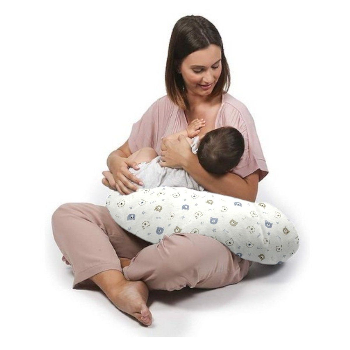 MD - Almohada de Lactancia Multifucional Celeste