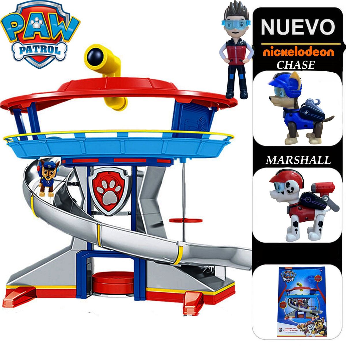 PAW PATROL - Juguete Torre de Vigilancia Patrulla Canina PAW PATROL