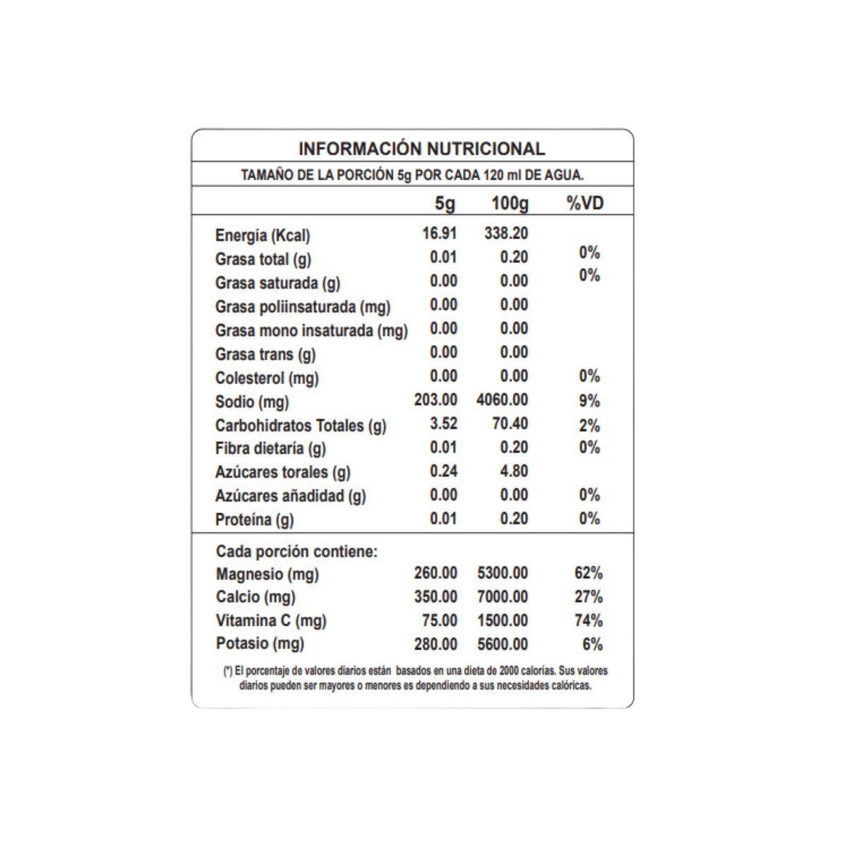 GENERICO - MAGNESIO EFERVESCENTE  250G - TMX - 50 SERVICIOS - SABOR NARANJA