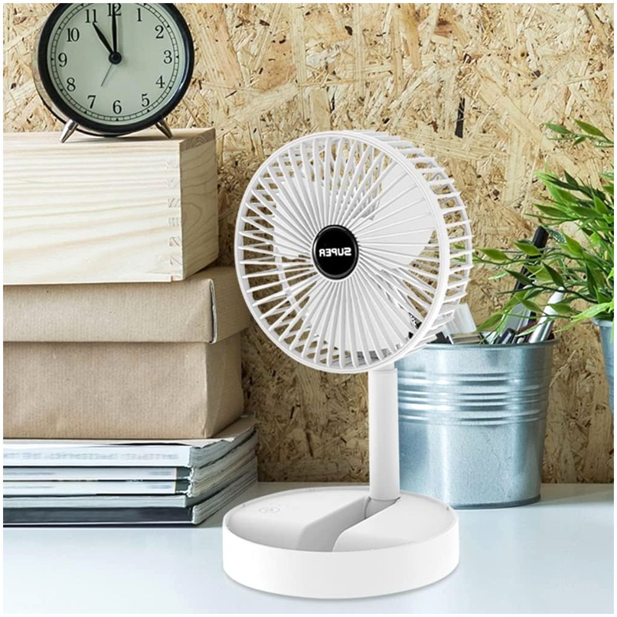 GENERICO - Ventilador de escritorio - Portátil Recargable