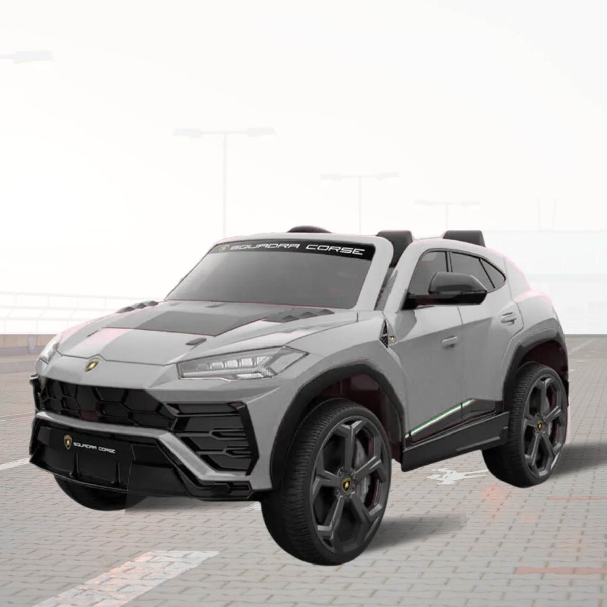 LAMBORGHINI - Carro a Batería para Niño LAMBORGHINE URUS Gris