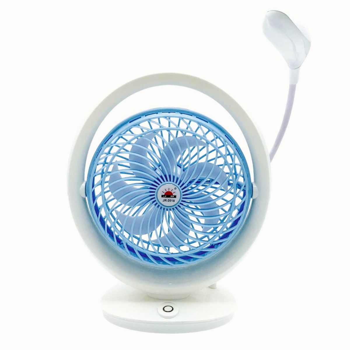 INSPIRA MARKET - Ventilador de escritorio con lampara - Portátil Recargable