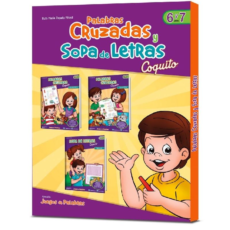 EDICIONES COQUITO - Pack Palabras Cruzadas y Sopa de Letras