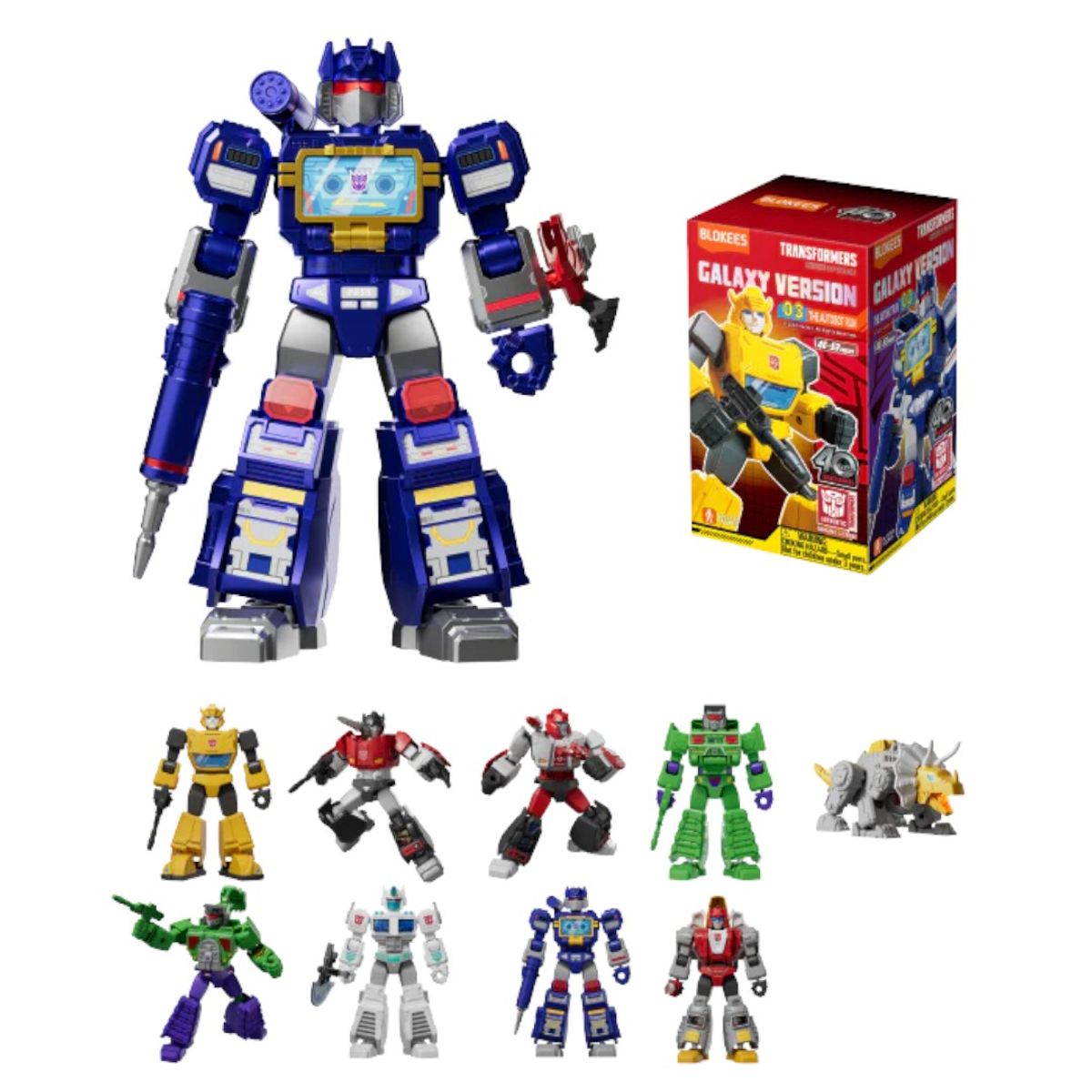 HASBRO - Blokees Caja 9x1 Transformers Galaxy Autobot Armable 71103