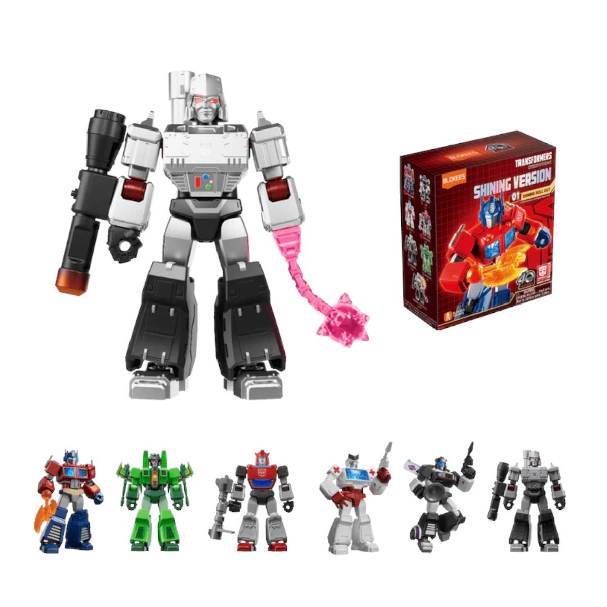 HASBRO - Blokees Caja 6x1 Transformer Shinning Roll Out Armable 71121