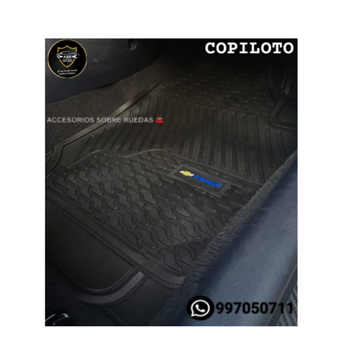 GENERICO - Pisos para CHEVROLET GROOVE 3 piezas