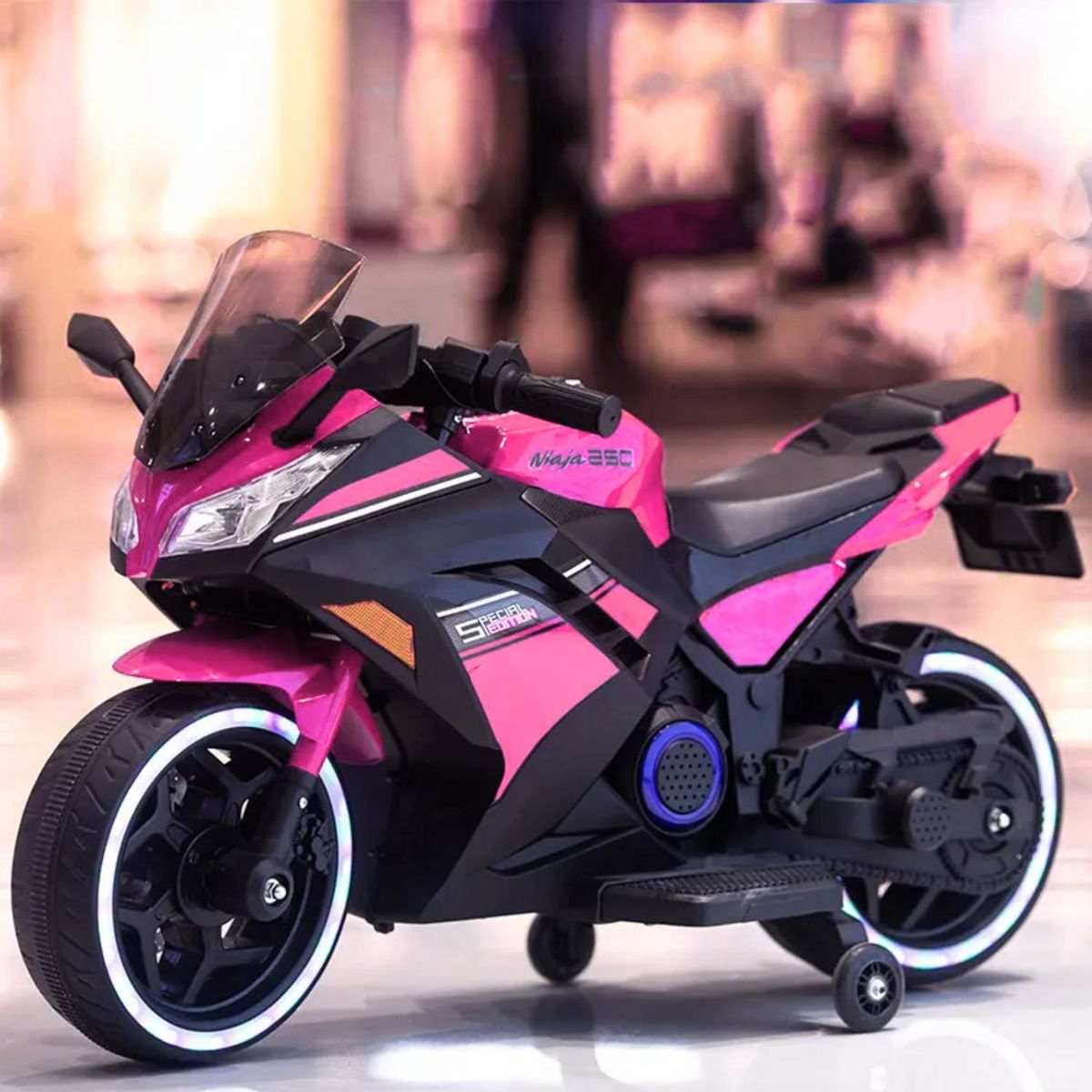 GENERICO - Moto Para Niña KAWASAKI NINJA 250 Rosado