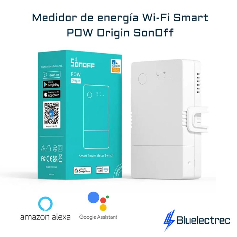 SONOFF - Medidor Energía WiFi Pow Origin 16A - POWR316 SONOFF