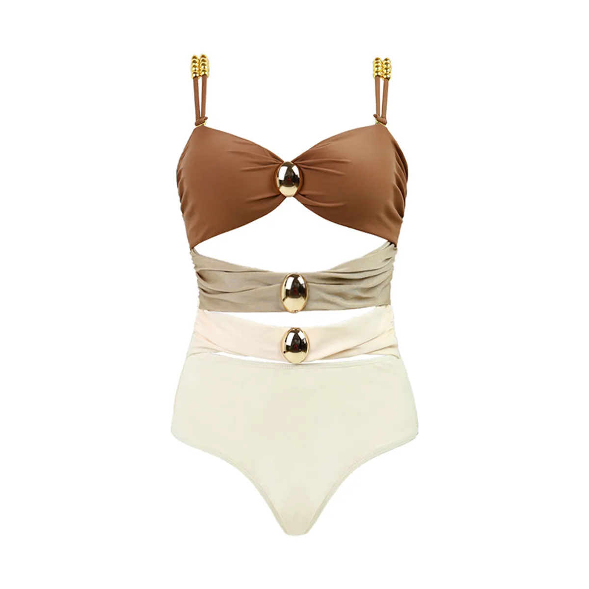 BLWOENS - Traje de baño Mujer - Marrón