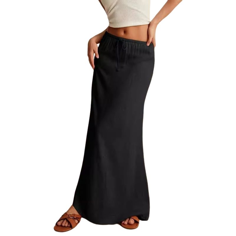 BLWOENS - Falda casual de para mujeres - Negro