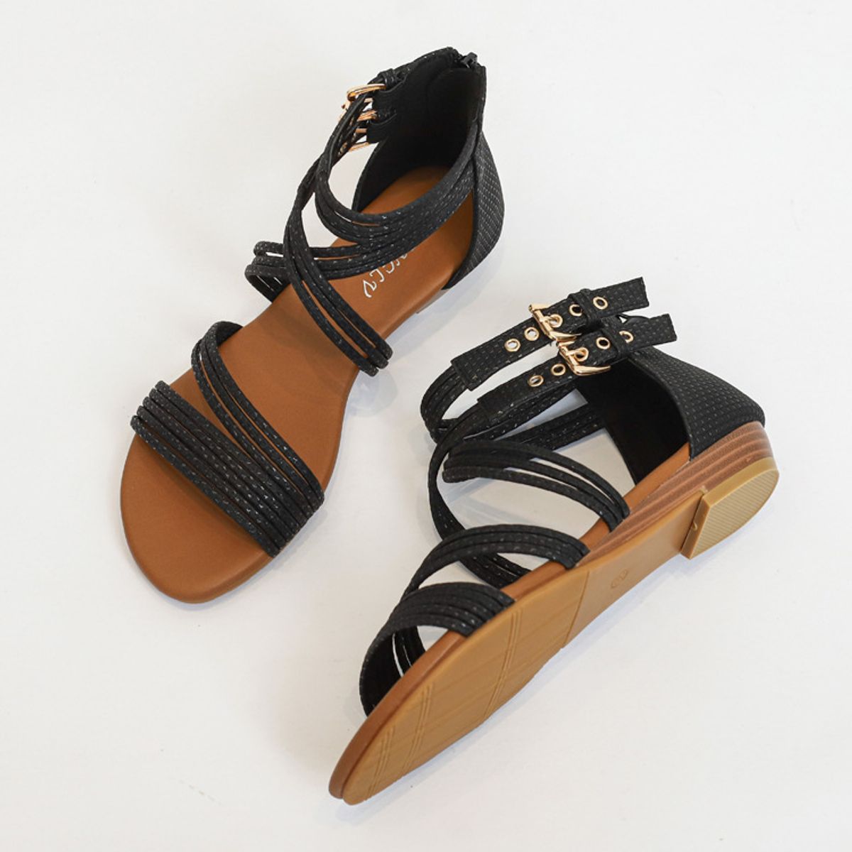 BLWOENS - Zapatos Sandalias de verano para Mujers - Negro