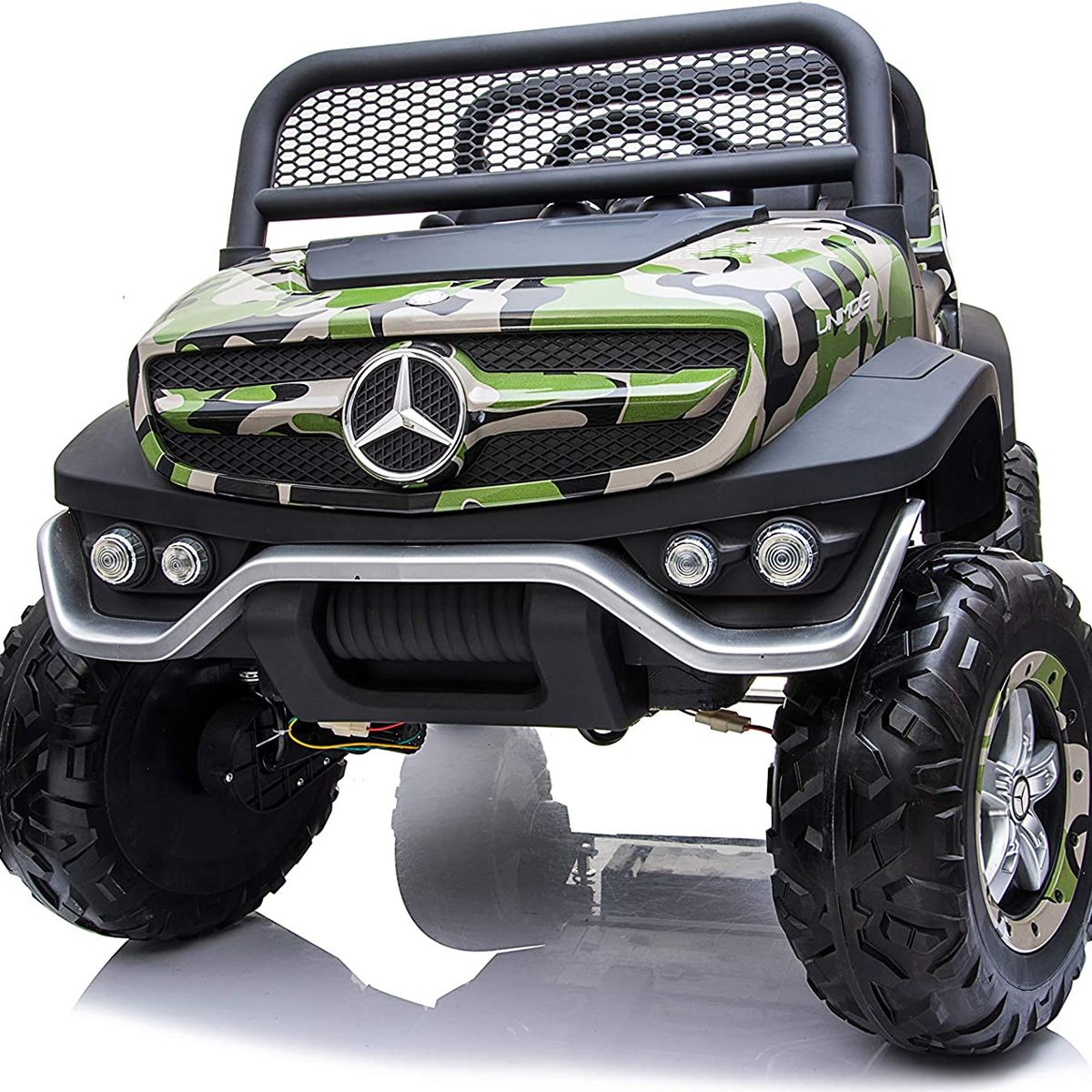 GENERICO - Carro a Batería Mercedes Benz Unimog Todo Terreno Para Niños