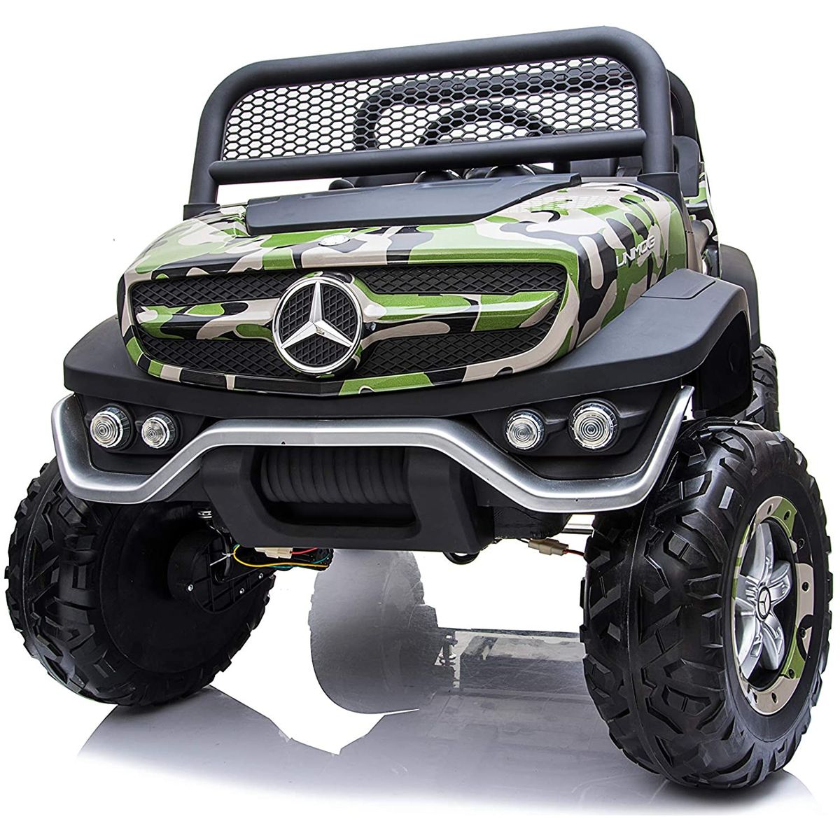 GENERICO - Carro a Batería Mercedes Benz Unimog Todo Terreno Para Niños