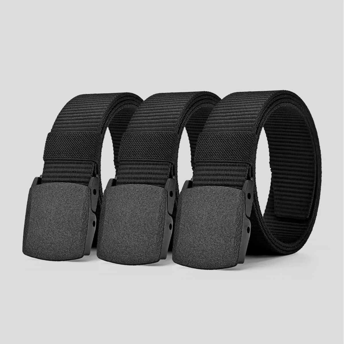 GENERICO - Pack de 3 correas tacticas - Cinturon de polímero