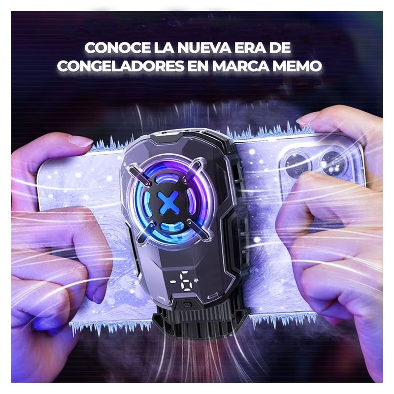 MEMO - Cooler Para Celular Enfriamiento Rápido DL6 MEMO