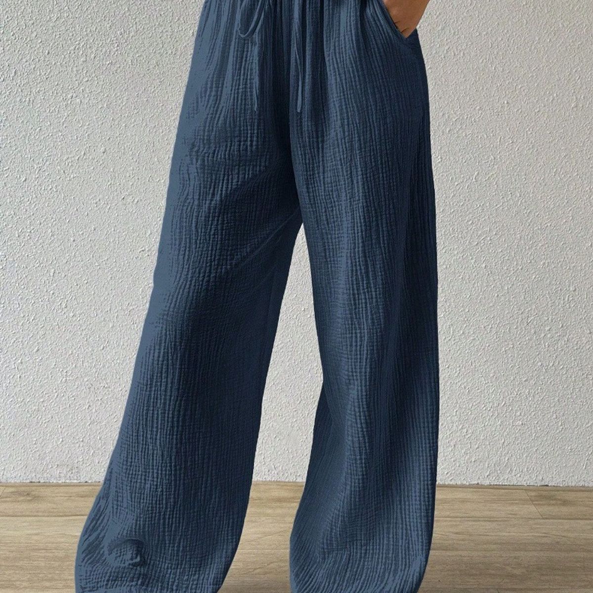 BLWOENS - Pantalones de ocio para mujeres - Azul
