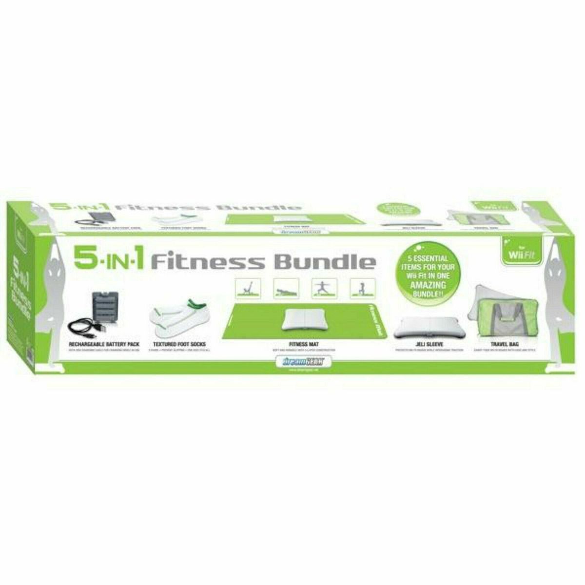 GENERICO - 5 en 1 Wii Fitness Bundle Nintendo Wii Nuevo