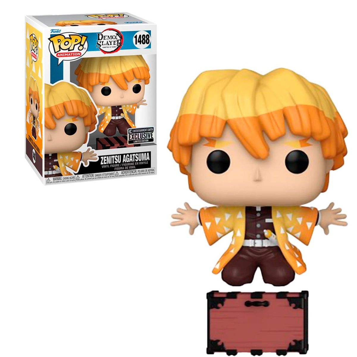 FUNKO - Funko Pop Demon Slayer Zenitsu Nezukos Box  - EE Exclusive