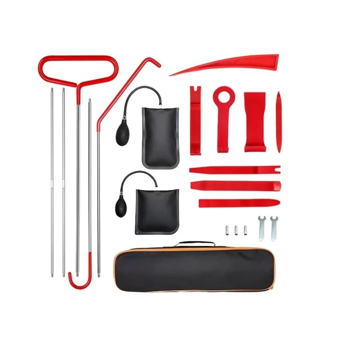 GENERICO - Kit Bolsa De Aire Abrir Puerta Auto Carro 21 piezas Auxilio