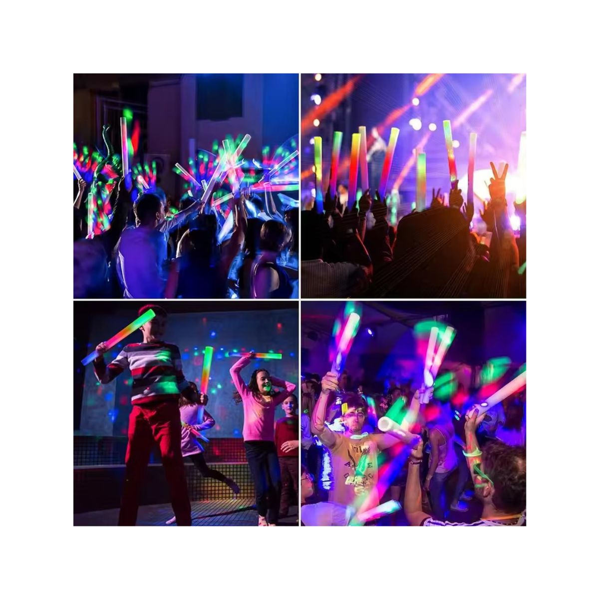 GENERICO - 06 VARITAS CON LUCES PARA FIN DE AÑO Y NAVIDAD