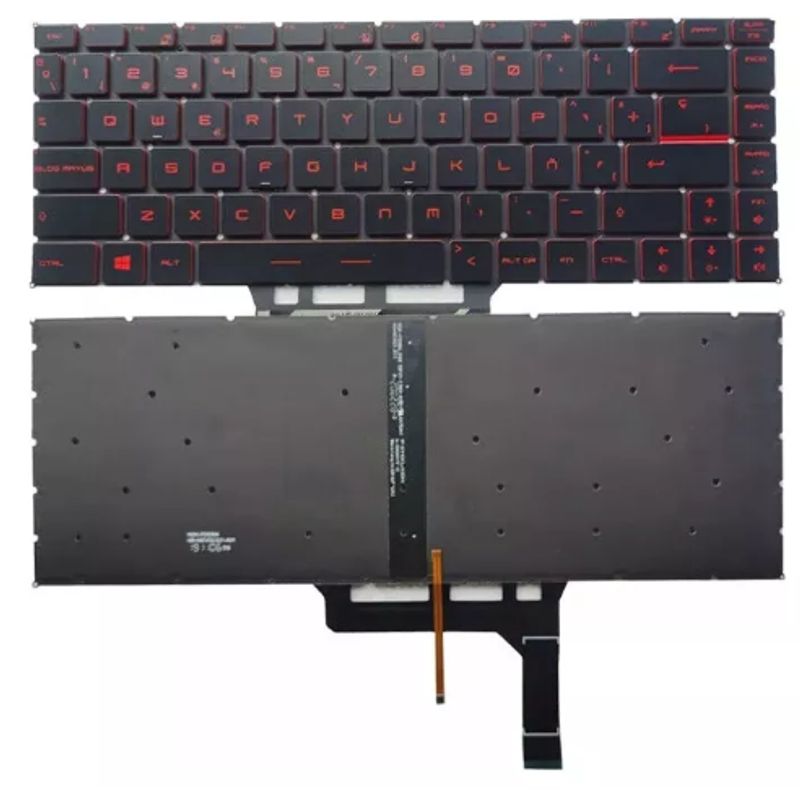 DISEÑO ORIGINAL - TECLADO MSI GF63 GF65 GS65  MS-16W1 MS-16W2 ESPAÑOL