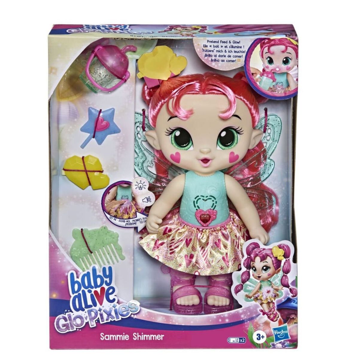 BABY ALIVE - Muñeca Baby Alive Glo Pixies Sammie Shimmer