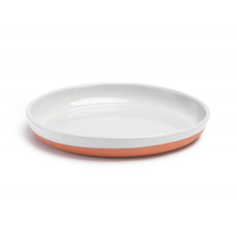 INSPIRA - Set de 4 Platos Cerámica con Borde Alto 26 cm
