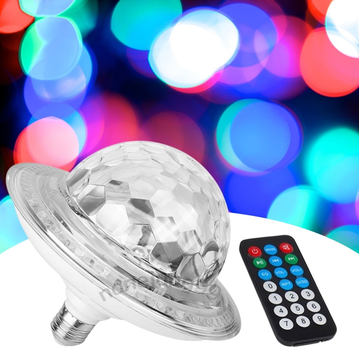OEM - Luces de Fiesta LED UFO con Conexión Bluetooth Crystal Magic Ball