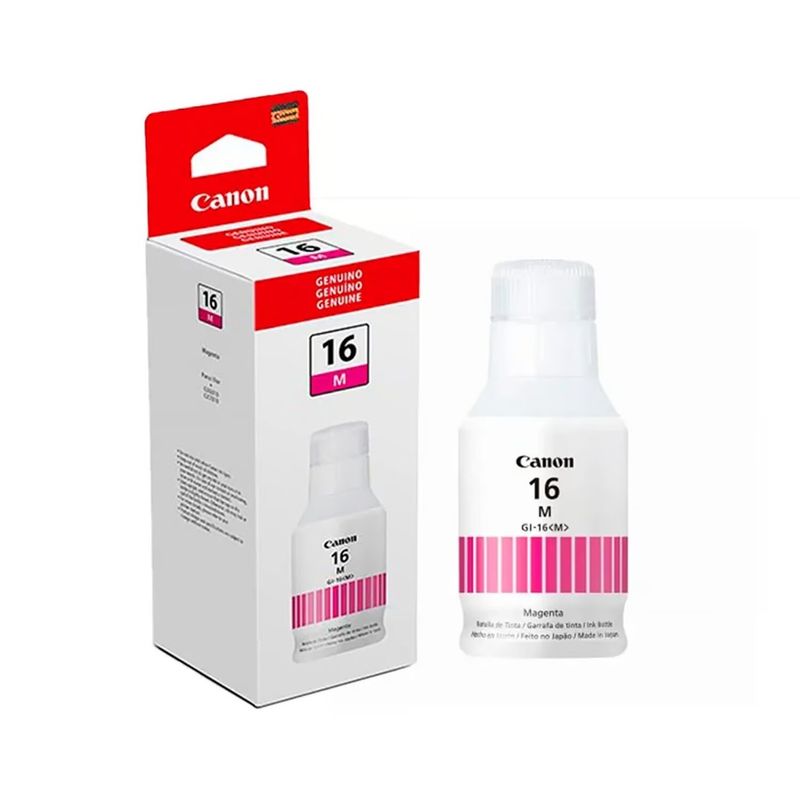 CANON - Botella Tinta Canon GI-16M Magenta para Maxifi GX6010 GX7010