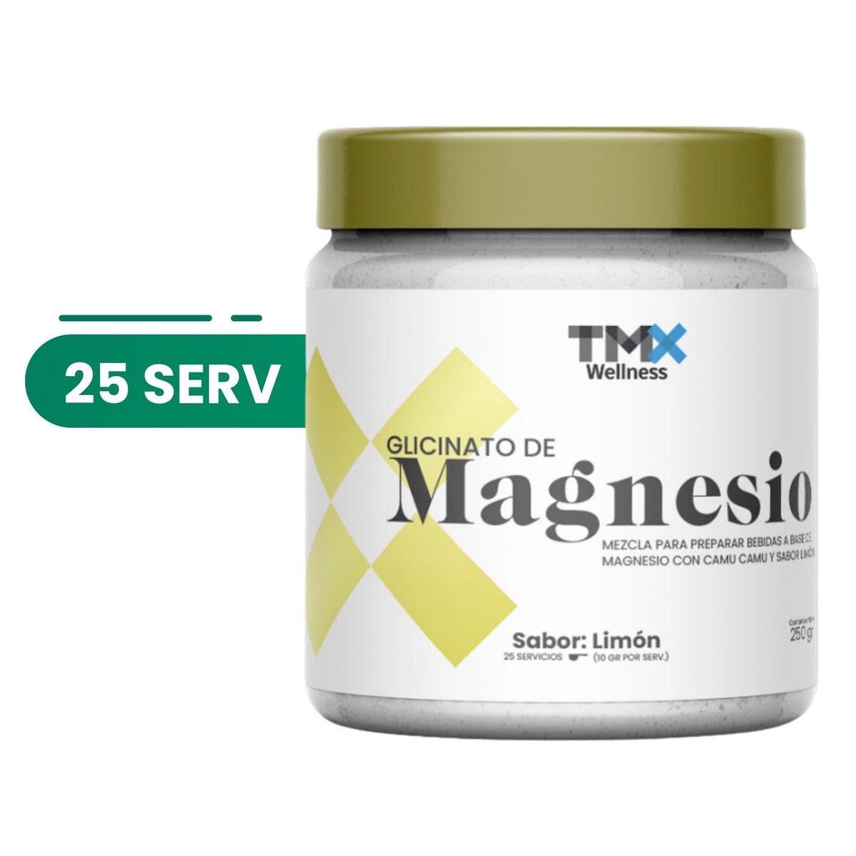 GENERICO - GLICINATO DE MAGNESIO - TMX - LIMON