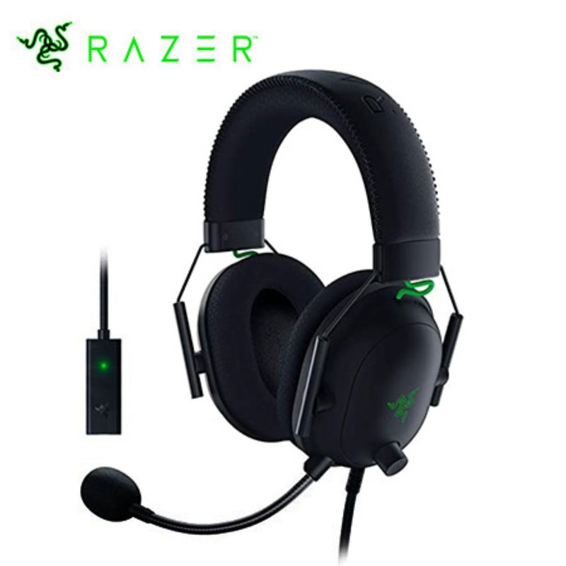 RAZER - Audifono Gamer Razer BlackShark V2+ USB Sound Card Negro THX